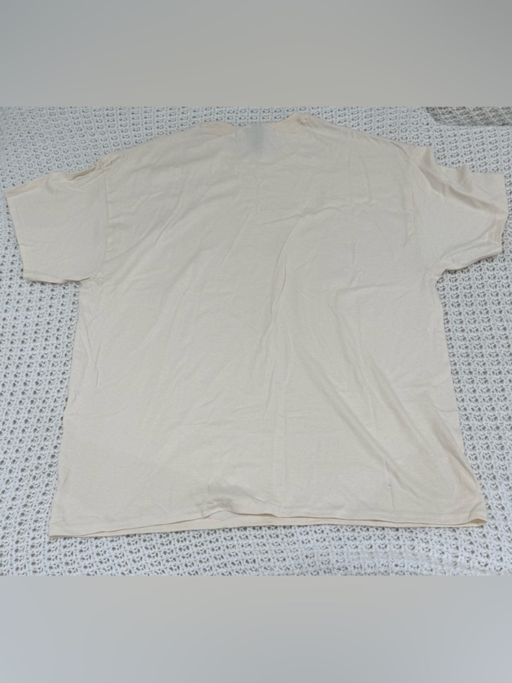 Disney Womens Juniors Regular Fit Mickey and Friends Graphic T-Shirt in cream xl - Picture 5 of 5